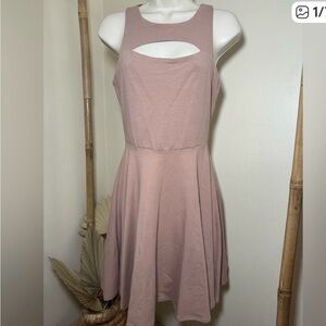 Tan Sleeveless Dress